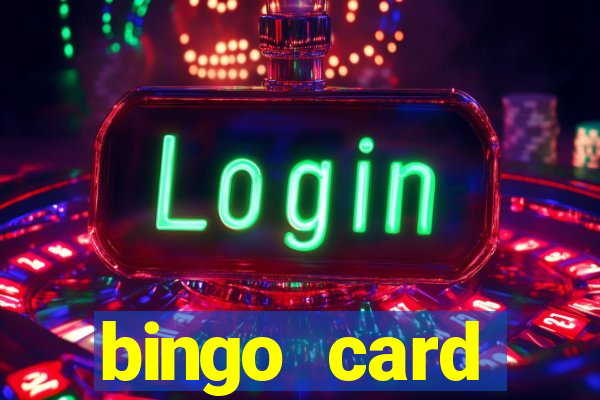 bingo card generator with pictures